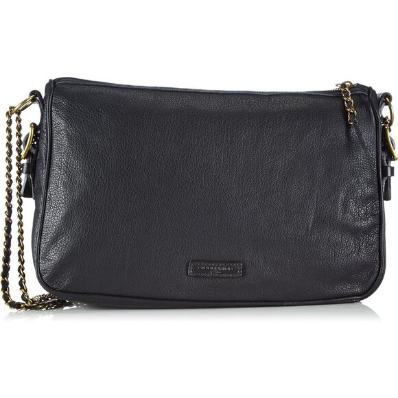Liebeskind Handbags - Liebeskind Berlin MIZZI Chain Leather Crossbody Bag Black